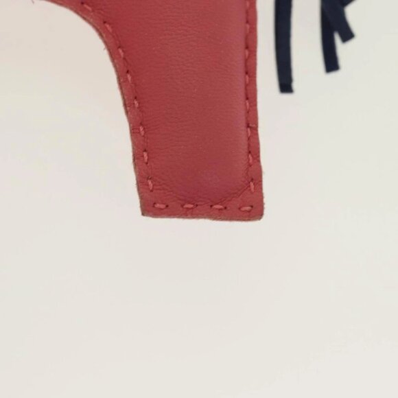 HERMES Rodeo Charm Leather Pink Auth - Picture 5 of 14